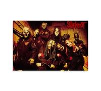 HDSHJFIK Heavy Metal Legend Slipknot Band - Póster decorativo para pared, lienzo e impresión artística moderna para dormitorio familiar, 60 x 90 cm