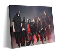 HDSHJFIK Póster de metal alternativo para miembros de Slipknot, pintura decorativa, lienzo, póster de pared e imagen artística moderna para decoración de dormitorio familiar, 50 x 75 cm