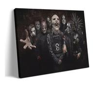 HDSHJFIK Póster decorativo con diseño de miembros de Band Slipknot para pared e impresión artística moderna para dormitorio familiar, 50 x 75 cm