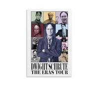 HDSHJFIK Póster decorativo de collage de Dwight Schrute de The Office de la serie de televisión clásica, póster de pared e impresión artística moderna para decoración de dormitorio familiar, 40 x 60