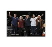 HDSHJFIK Póster decorativo de escena de concierto de The Eagles de la leyenda de la música, póster de pared e imagen artística moderna para decoración de dormitorio familiar, 20 x 30 pulgadas (50 x 75