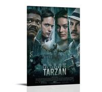 HDSHJFIK Póster decorativo de la película de aventuras de La leyenda de Tarzán, póster decorativo de lienzo para pared e imagen artística moderna para decoración de dormitorio familiar, 60 x 90 cm