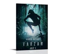 HDSHJFIK Póster decorativo de la película The Legend of Tarzan de la selva, póster decorativo para pared e impresión artística moderna para dormitorio familiar, 30 x 45 cm