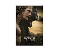 HDSHJFIK Póster decorativo de la película The Legend of Tarzán, póster decorativo de lienzo para pared e impresión artística moderna para decoración de dormitorio familiar, 60 x 90 cm