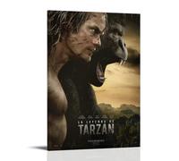 HDSHJFIK Póster decorativo de la película The Legend of Tarzán, póster decorativo de lienzo para pared e impresión artística moderna para decoración de dormitorio familiar, 60 x 90 cm