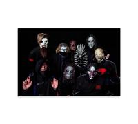 HDSHJFIK Póster decorativo de metal pesado con diseño de banda Slipknot, póster decorativo para pared e impresión artística moderna para dormitorio familiar, pósteres de 20 x 30 pulgadas (50 x 75 cm)