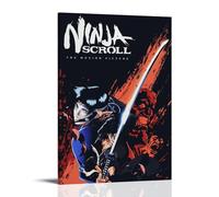 HDSHJFIK Póster decorativo de película de anime Ninja Scroll para pared, póster de pared e imagen artística moderna para decoración de dormitorio familiar, 60 x 90 cm
