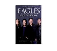 HDSHJFIK Póster decorativo de The Eagles Album Hotel California, póster decorativo de pared e imagen artística moderna para decoración de dormitorio familiar, 40 x 60 cm