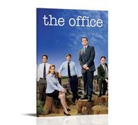 HDSHJFIK Póster decorativo de The Office US Drama con personajes principales, lienzo para pared e impresión artística moderna para decoración de dormitorio familiar, 60 x 90 cm