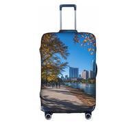 HDSKFNS Austin Texas - Fundas de maleta con estampado de Texas para maleta, funda de equipaje de viaje, se adapta a maletas de 18 a 32 pulgadas, White, XL