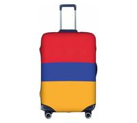 HDSKFNS Bandera de Armenia imprimir Maleta Cubiertas para equipaje maleta cubierta de equipaje de viaje se adapta a 45-32 pulgadas Maletas, Blanco 1, L