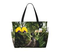 HDSKFNS Dark Hedges Northern Ireland Print Each Travel Bag Large Capacity Tote Bags Plegable Pool Bag Zipper Handbags Vacation