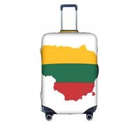 HDSKFNS - Funda de maleta con estampado de bandera de Lituania para maletas de 45,7 a 81,3 cm, color blanco, talla XL