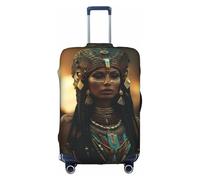 HDSKFNS Fundas de maleta con estampado de la serie Ancient Egypt Tribe para equipaje, funda de equipaje de viaje, para maletas de 45,7 a 81,3 cm, Blanco, X-Large