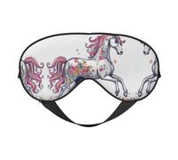 HDSKFNS Unicorn Design04 - Antifaz para dormir con estampado similar a la seda, para mujeres y hombres, para viajes, relajación