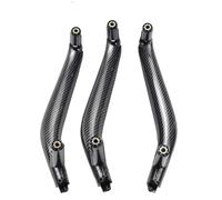 HDSNWG 3 Unids/set LHD RHD Negro De Fibra Carbono Interior Del Coche Manija La Puerta Pasajero Panel Para X5 X6 F15 F16 2014-2018 cubierta protectora(Carbon Fiber-RHD)