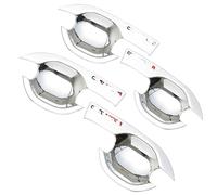 HDSNWG Cubierta Cromada De Manija Puerta Llave Inteligente/pegatina Embellecedora Cuenco Para M&itsubishi Para Outlander 2013-2017 Moldura Guarnición Coche Protección(K11)