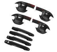 HDSNWG Cubierta Cromada De Manija Puerta Llave Inteligente/pegatina Embellecedora Cuenco Para M&itsubishi Para Outlander 2013-2017 Moldura Guarnición Coche Protección(H8)