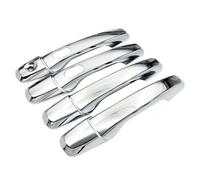 HDSNWG Embellecedor Manija Puerta Lateral Exterior Orificio Inteligente Para Ford Para Explorer 2011-2018(Chrome Silver)