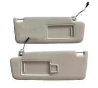HDSNWG Panel Visera Delantera Espejo Maquillaje Para VW Para Golf 5 2003-2008 1KD857552 1KD857551(1 Pair Light Grey)