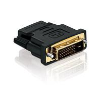 HDSupply HA010 Adaptador DVI - HDMI (DVI-D macho (24 + 1) a HDMI hembra (19pol)), negro