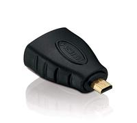 HDSupply X-HA050 adaptador de cable HDMI microHDMI Negro - Adaptador para cable (HDMI, microHDMI, Male connector / Female connector, Negro)