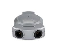 HDSupply X-TS030 Distribuidor Doble para Audio Digital óptico 1 Toma Toslink a 2 Tomas Toslink, Profesional, Plateado