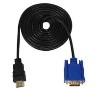 HDTV Oro macho a VGA HD-15 Cable adaptador macho de 15 pines 6ft 1.8M 1080P