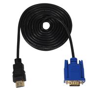 HDTV Oro Macho A VGA Hd-15 Macho 15Pin Cable de Adaptador 6Ft 1.8M 1080P