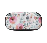 HDTVTV Acuarela de eucalipto y Flores ruborizadas de Flora Australiana Estuche para lápices, Estuche portátil con Cremallera, Estuche para cosméticos