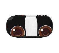 HDTVTV Cara de Boston Terrier Estuche para lápices, Estuche portátil con Cremallera, Estuche para cosméticos