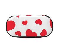 HDTVTV Corazón disperso Estuche para lápices, Estuche portátil con Cremallera, Estuche para cosméticos