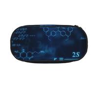 HDTVTV Fórmulas de química, física y matemáticas Brillantes Estuche para lápices, Estuche portátil con Cremallera, Estuche para cosméticos