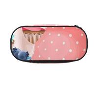 HDTVTV Magdalena en Taza de té Estuche para lápices, Estuche portátil con Cremallera, Estuche para cosméticos