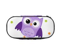 HDTVTV Patrón de Estampado de búho Lindo Estuche para lápices, Estuche portátil con Cremallera, Estuche para cosméticos