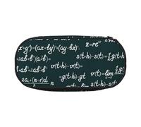 HDTVTV Patrón de fórmulas matemáticas escritas a Mano Estuche para lápices, Estuche portátil con Cremallera, Estuche para cosméticos