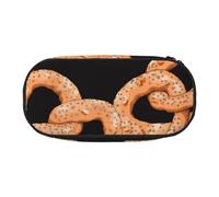 HDTVTV Pretzel Fresco Estuche para lápices, Estuche portátil con Cremallera, Estuche para cosméticos