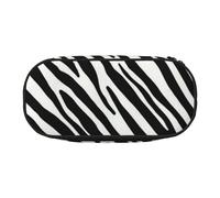 HDTVTV Raya de Cebra Natural Estuche para lápices, Estuche portátil con Cremallera, Estuche para cosméticos