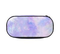 HDTVTV Tie Dye Morado Pastel Estuche para lápices, Estuche portátil con Cremallera, Estuche para cosméticos