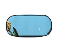 HDTVTV Tulipanes Amarillos Dibujados a Mano Estuche para lápices, Estuche portátil con Cremallera, Estuche para cosméticos