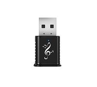 Hduacuge - Adaptador de audio sin mini USB, receptor de audio Bluetooth 5.0, receptor de audio Bluetooth USB 5.0, estéreo, adaptador de audio USB 5.0, receptor sin