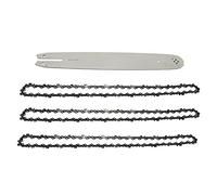 Hduacuge Barra de guía de de cadena de 16 pulgadas con de 3 piezas serías para 009 012 021 E180 MS180 MS190 MS250