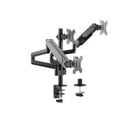 HDWR Soporte Para 3 Monitores, Brazo Para Tres Monitores, 17"-32", Soporte VESA 75/100 mm, SolidHand-AS03