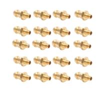 HDWSNXW Piezas para embarcaciones 20 boquillas de refrigeración por Agua de Metal M3 M4 M5 M6, Conector de latón for Grifo, aptas for Piezas de Barco RC.(M3)