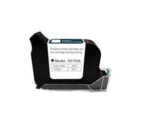 HDXAEW Cartucho de Impresora de inyección de Tinta en línea portátil de Tinta de Nivel A, Secado rápido, Negro, Nivel B, 12,7mm, Piezas Originales de Oficina en Cualquier Superficie(1pc)