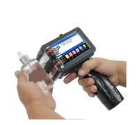 HDXAEW Impresora de inyección de Tinta portátil 1760PLUS de 12,7/25,4 mm con Tinta de Secado rápido, Texto, código de Barras QR en Cualquier Superficie(25.4mm with 1 Ink)