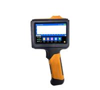 HDXAEW Impresora portátil 1790PLUS de 12,7 mm con Texto, código de Barras QR, número de Lote, Logotipo, Fecha, Etiquetas, Impresora de inyección de Tinta térmica en Cualquier Superficie(with 2 Ink)