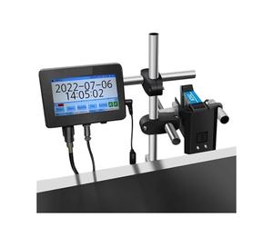HDXAEW Máquina de codificación automática de Caracteres Grandes de 25,4 mm Línea de Montaje en línea Impresora de números de Lote de Fecha de producción en Cualquier Superficie