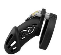Hdynasty Accesorio de Masaje de Silicona para Hombre, cómodo y Agradable a la Piel Incluye Cinco tamaños de Anillos (Negro, L)