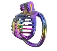 Hdynasty Jaula de Ejercicio Transpirable y ventilada de Resina de Colores - con catéter de Silicona (Color Deslumbrante, M2)